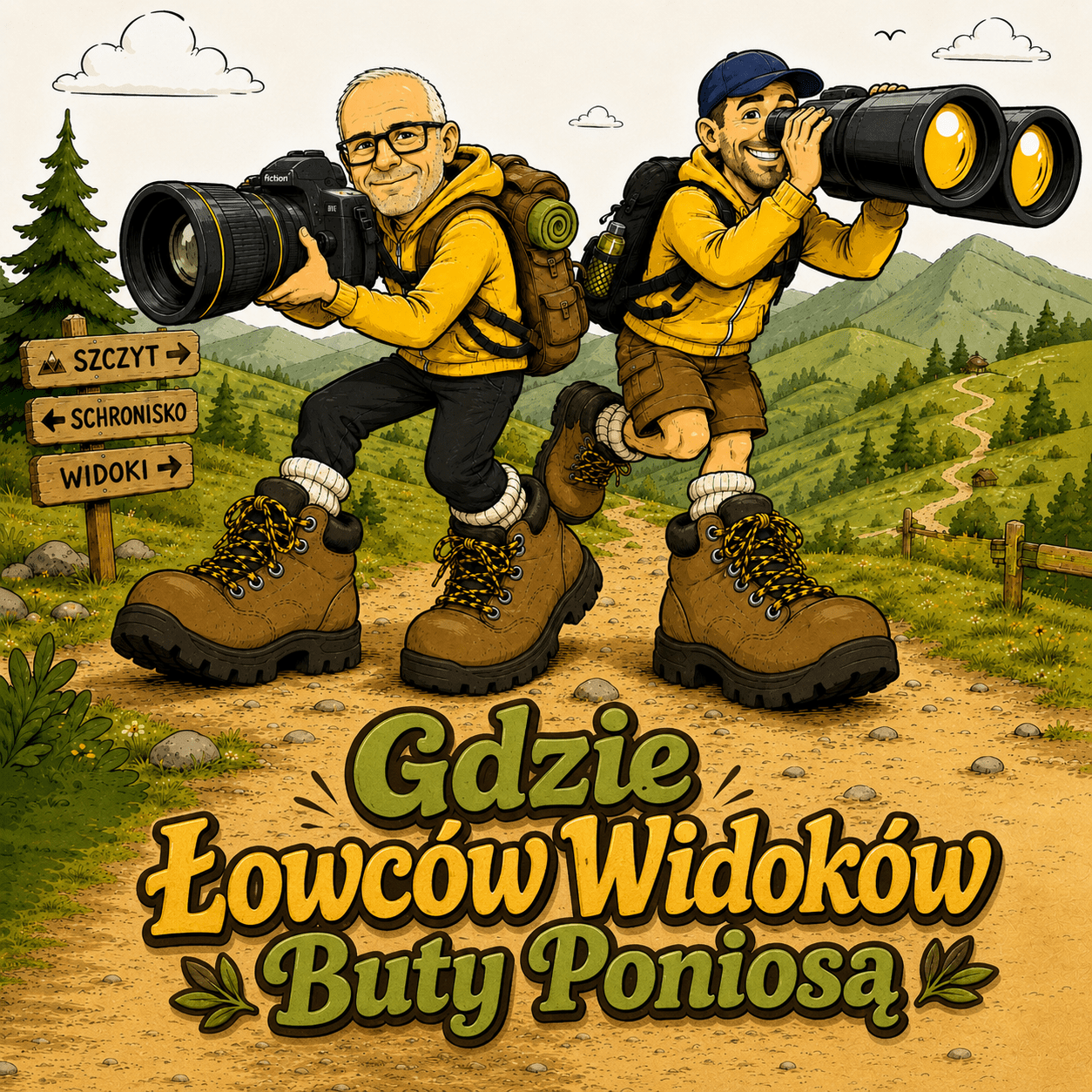 Stretnutie Kde Lovcov Výhľadov Topánky Odnesú v pohorí Beskid Sądecki