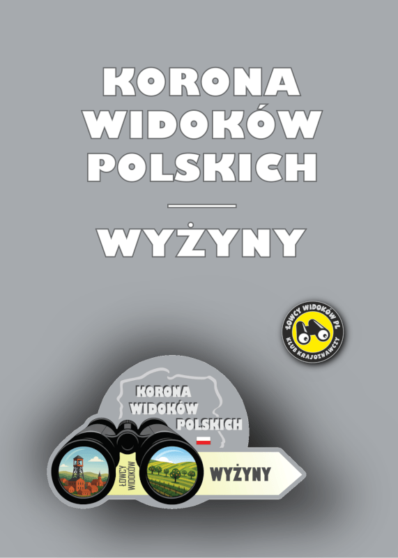 Knižka odznaku Koruna výhľadov poľských vysočín
