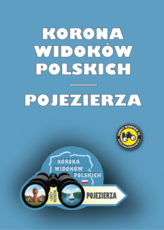 Knižka odznaku Koruna výhľadov poľských jazerných oblastí