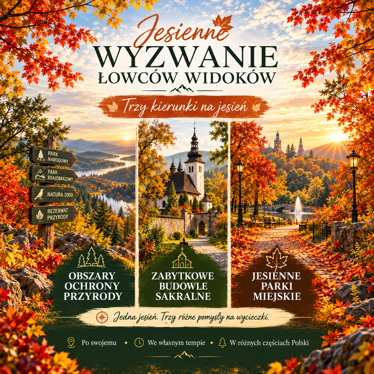 Grafika Jesennej výzvy Lovcov výhľadov 2026