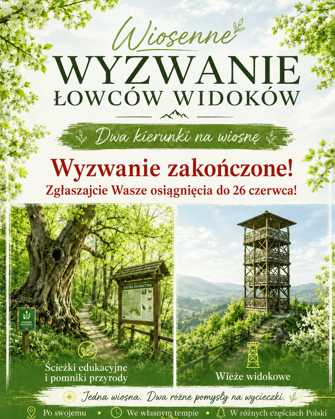 Grafika Jarnej výzvy Lovcov Výhľadov 2026