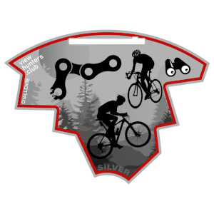 Strieborná cyklistická medaila